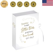 Large Twinkle, Twinkle Baby Keepsake Box, White