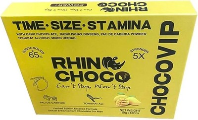 Rhino Choco Power W Mango 12 Pieces 5 x stronger Chocolate (ORIGINAL)