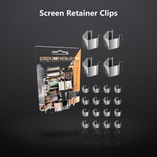 Screen Retainer Clips for Window Door Screens, 20 Pack Designed for secur...