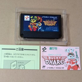 There is a box theory Bucky O'Hare Famicom retro game FC Konami KONAMI
