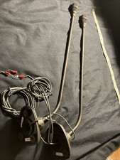 Vintage Metal Gooseneck Microphones Model 9124 Pair Not Tested