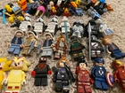 22 LEGO Minifigures + 50+ Minifigure Parts & Accessories  (Star Wars & Marvel)