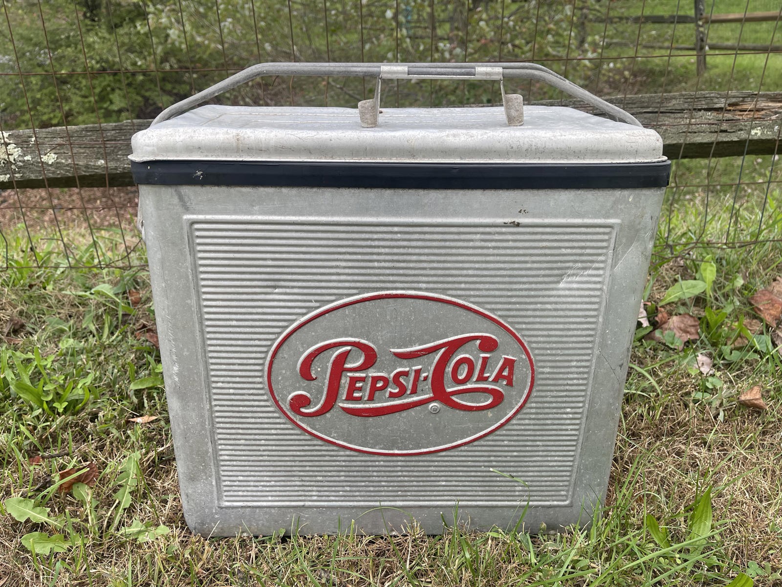 1950s Vintage Aluminum Pepsi-Cola Cooler