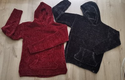 Flauschige Kapuzenpullover 2 x Strick Pullis Pullover 158 164 auch für S 36 NEU