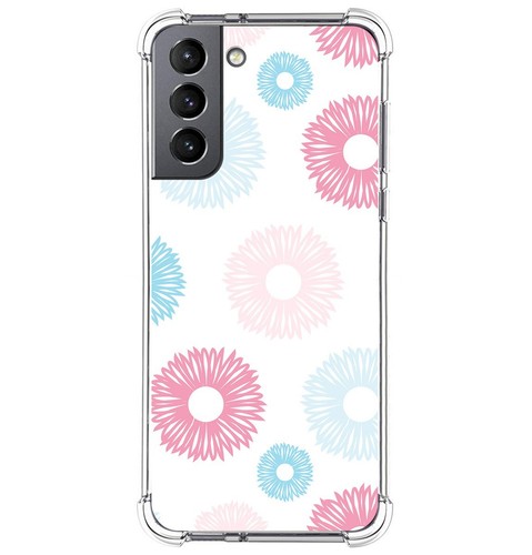 Coque Transparente Fleur Pastel Pour Samsung Galaxy S21 PLUS - Hydrogel Et TPU