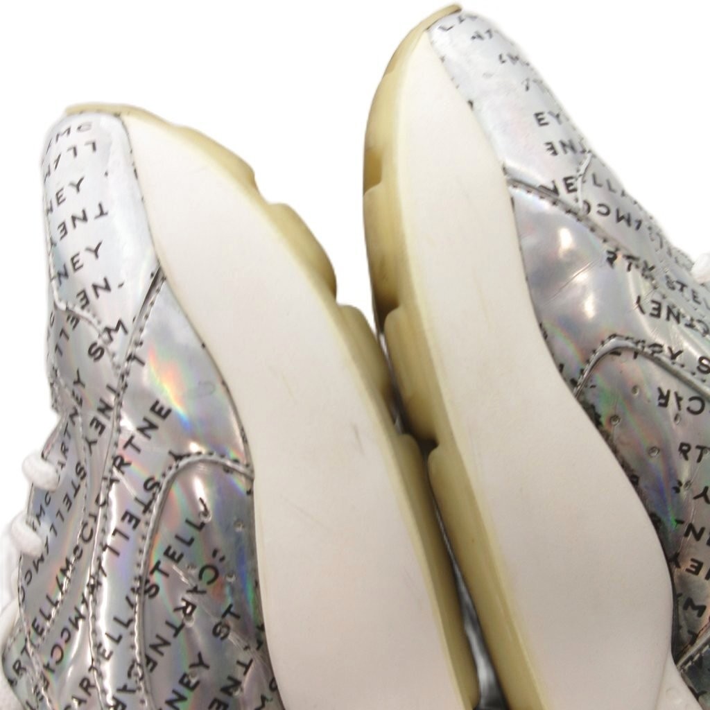 Stella McCartney Eclipse Sneakers Silver Size 41 … - image 8