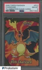 2000 Topps Pokemon TV Animation Clear Cards #PC3 Charizard PSA 8 NM-MT