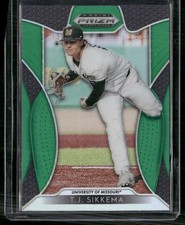 2019 Panini Prizm Draft Picks #67 T.J. Sikkema Green