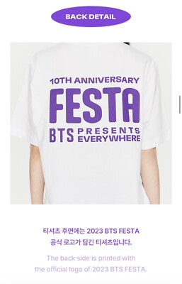 BTS FESTA 10th Anniversary Tシャツ+キャップ セット MERCH] BTS FESTA 2023 Merch Collection — US BTS ARMY