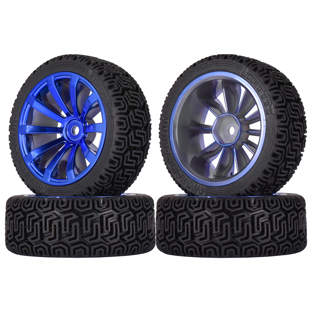 Cerchi Japan Racing 15 4 Ruote Con Pneumatici In Schiuma Per Auto RC, Misura 67x27 Mm, Esagono 12 Mm - Per Scale 1/16, 1/14, 1/12, 1/10 Ruote Gomma Schiuma Rc
