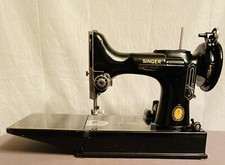 1951SingerFeatherweight 221-1,New Belt & Cord Included.Parts/Repair. W-16bobbins
