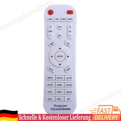 2Pcs Multifunctional Projector Universal Remote Control Replacement