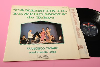LP FRANCISCO CANARO IM KOMA THEATER VON TOKYO ORIG 1971 EX