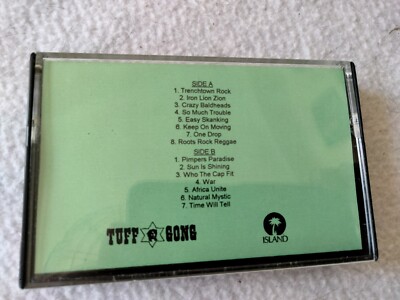 Bob Marley &The Wailers Natural Mystic Legend Lives on Promo Cassette Tuff Gong