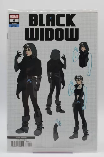 Black Widow #6 2nd Print 1:25 Casagrande 1st Appearance Lucy Nguyen (Marigold)