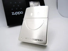 Smiley Company Silver Plated Zippo 2006 MIB Rare