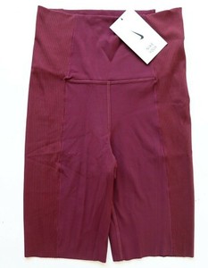 NIKE YOGA LUXE INFINALON TRAINING HIGH RISE SHORTS - NIGHT MAROON  CU9992-681 - S | eBay