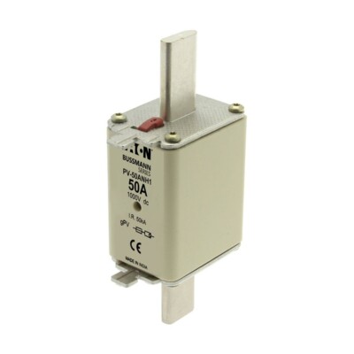 1pc PV-50ANH1 50A DC 1000V gPV UL PV IEC Bussmann high speed Photovoltaic NH1 Fu