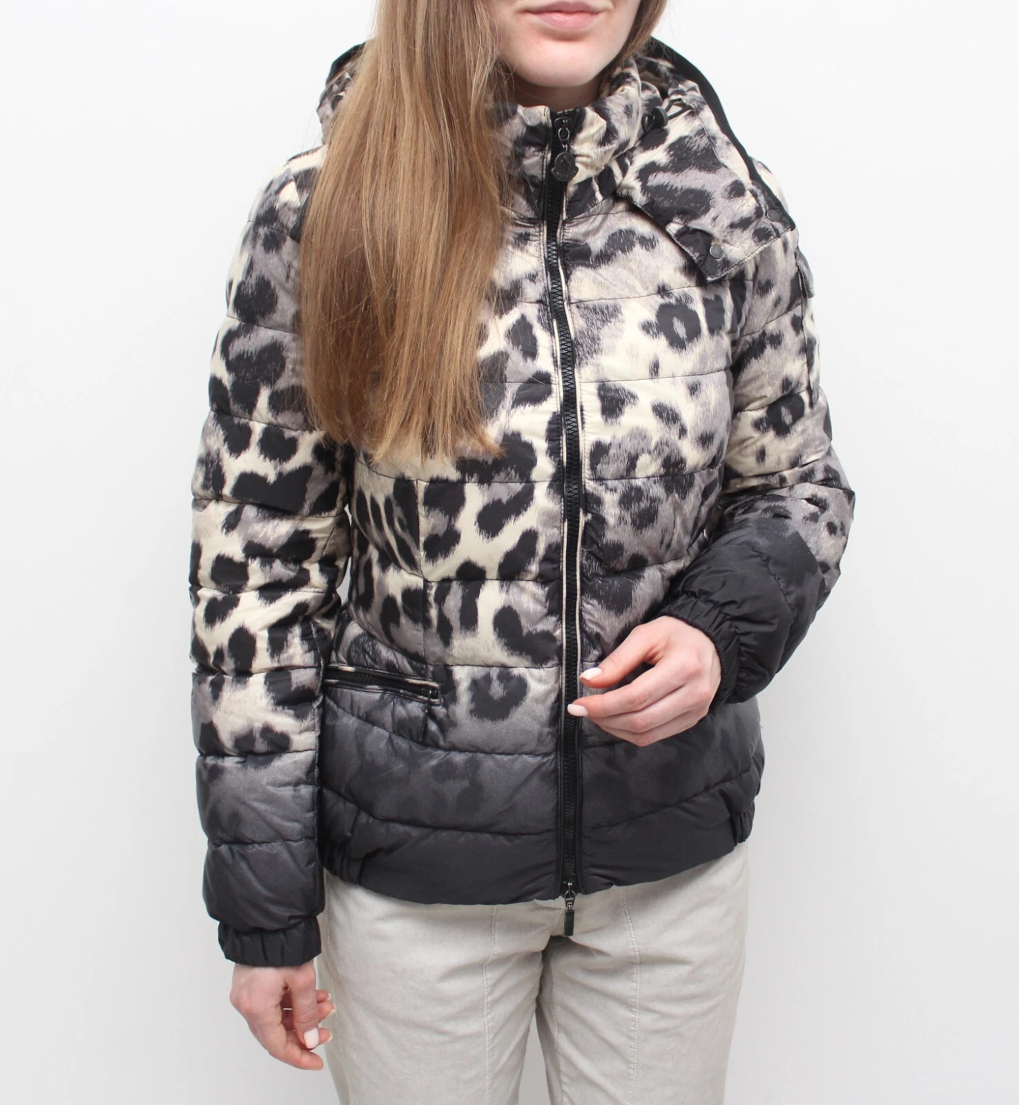 Autentico cappotto giacca piumino trapuntato donna MONCLER Saby RARO taglia 2 ~S