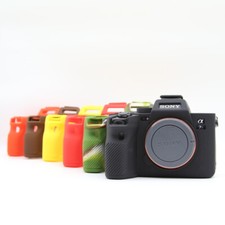 Rubber Silicon Body Case Protector Frame Skin For Sony A7S Mark III A7SIII A7S3