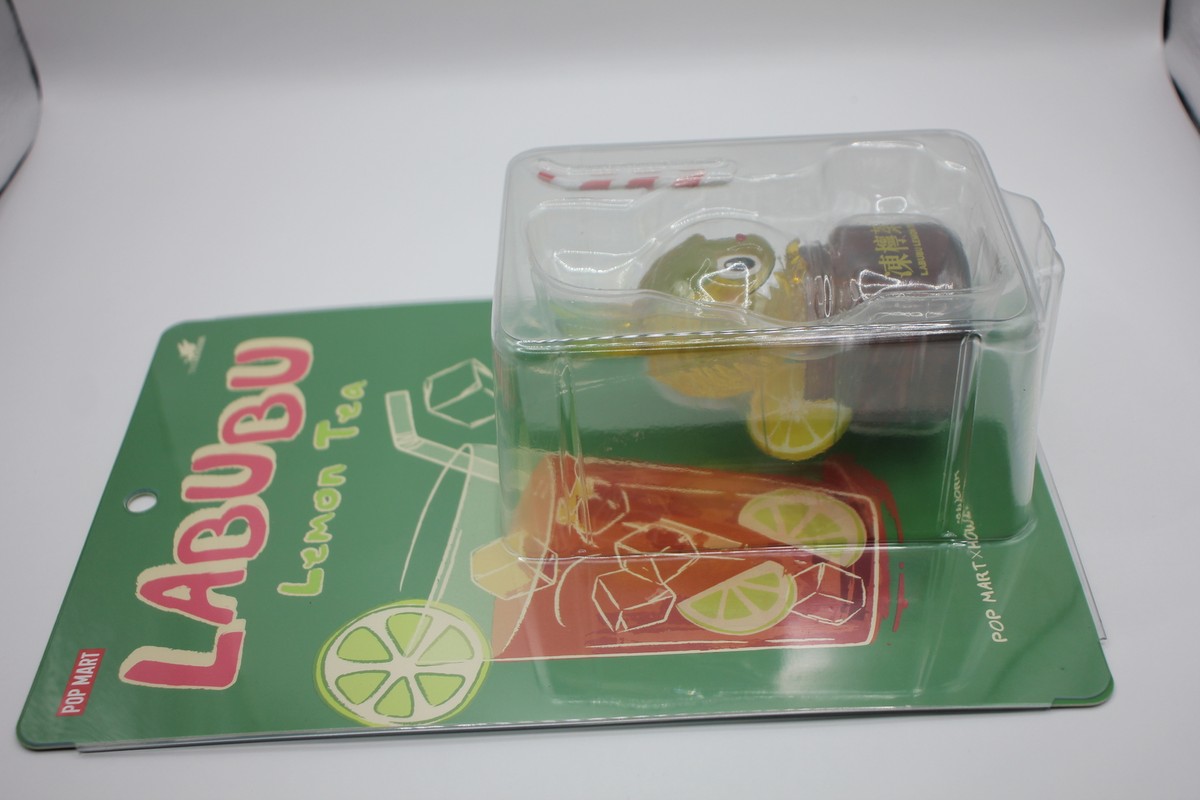 POP MART LABUBU Lemon Tea 3.9in Completed Mini Figure – Fully