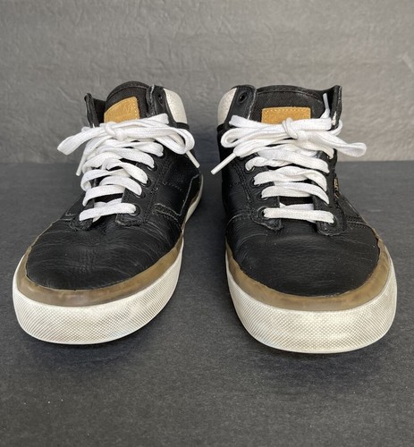 Vans Colección OTW Hombres Zapatos de Cuero Negro Medio Talla 8.5 LEER - Imagen 5 de 10