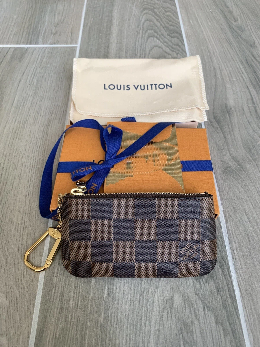 Louis Vuitton Key Pouch in Damier Graphite Coated Canvas, Men's