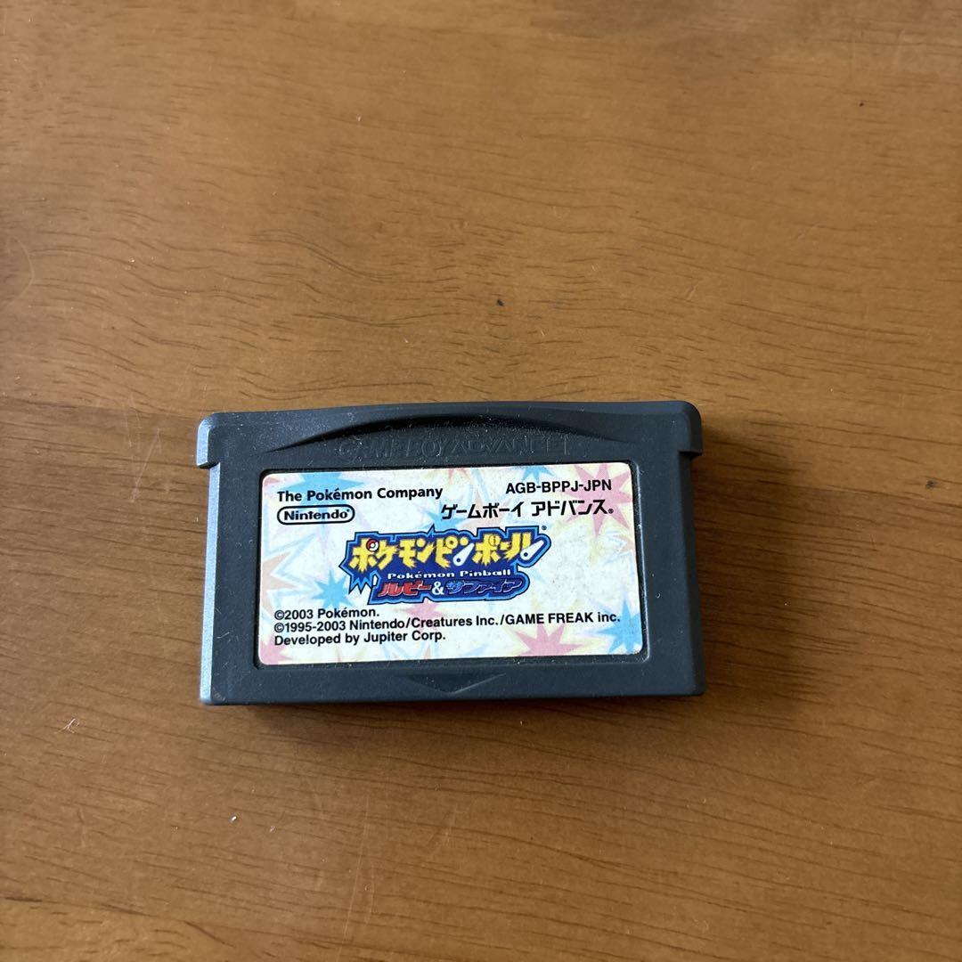 Pokemon PinBall Ruby & Sapphire Game Boy Advance GBA only Pokemon PinBall Ruby & Sapphire Game Boy Advance GBA only