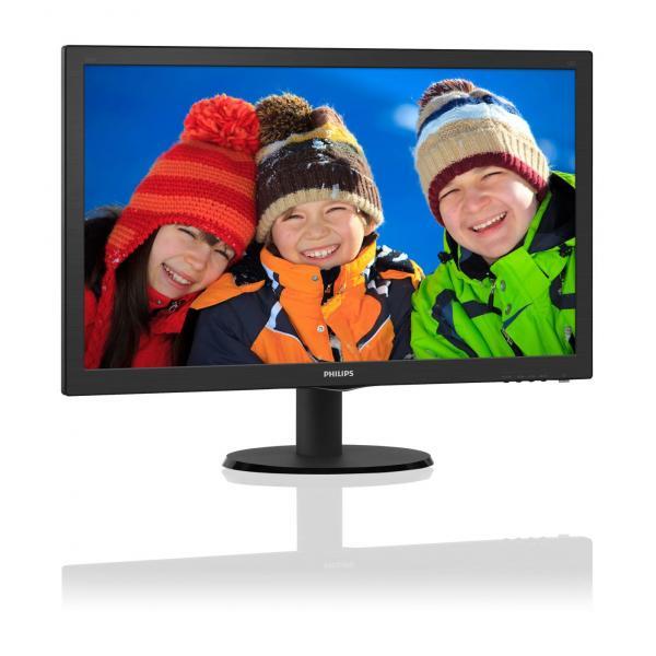 MONITOR PHILIPS 23.6" LCD CON SMARTCONTROL BLACK 243V5QHABA