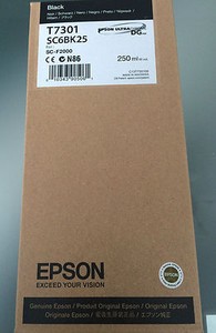 Originales Epson tinta sc-f2000 f2100 f2200/t7301 Black 250ml Ink Cartridge  | eBay