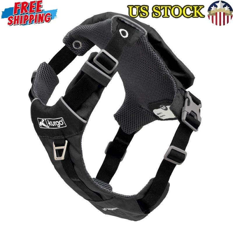 Dog Harness Lightweight Vest Aluminum Hardware Reflective Wear Resistant Breathe