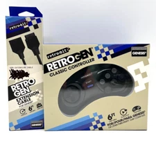 Genesis Retro-Bit Controller and Extension Cable - New in Box