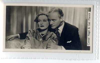 (Je7875) SINCLAIR,FILMSTARS(55-108),CONRAD NAGEL & GAIL PATRICK,1937,#81
