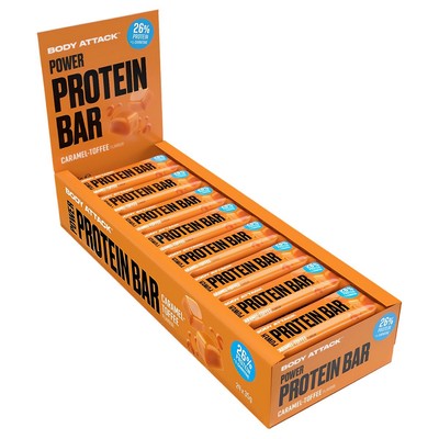 Body Attack Power Protein-Bar - VE 24x 35g - Proteinriegel Eiweiß