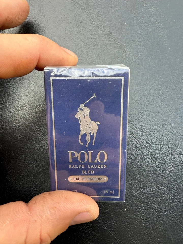 Polo Blue de Ralph Lauren 0,5 oz / 15 ml EDP MINI DE LUJO NUEVO EN CAJA R#1 Foto 2 de 4