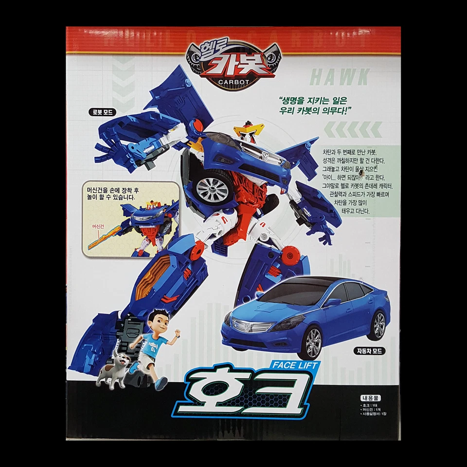 Hello Carbot HAWK Transforming Robot Figure Toy Grandeur Azera Face Lift - Image 2 of 4