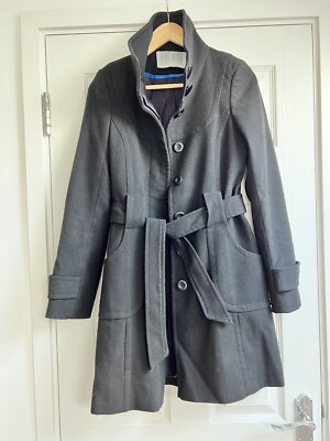 River Island Black Coat UK