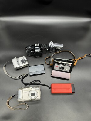 7 Kamera Konvolut Digitalkameras und Analog Kameras Defekt/ungeprüft