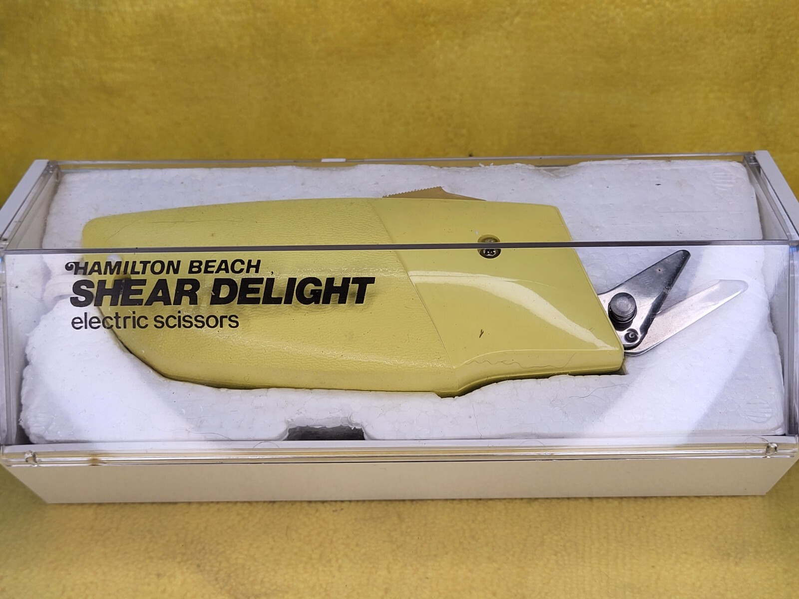 Vintage Hamilton Beach 2 speed Electric Scissors Shear Delight Model