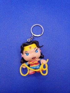 DC Comics Series Wonder Woman 3D Figure Keyring Keychain Lasso of Truth
