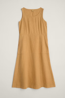 Seasalt Cornwall Grass Wave Leinen Midikleid Dark Sienna UVP 75,95  8 - 20 PETITE