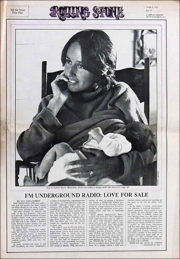 ROLLING STONE MAGAZINE APR 1970 THE STOOGES IGGY POP FEATURE