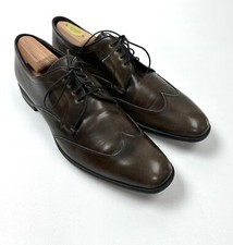 #320 Prada Wing Tip Men's Oxfords Shoes Size 9 2E