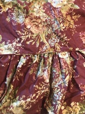 Waverly Surefit Ballad Bouquet Loveseat Slipcover Red Tan Floral New Opened