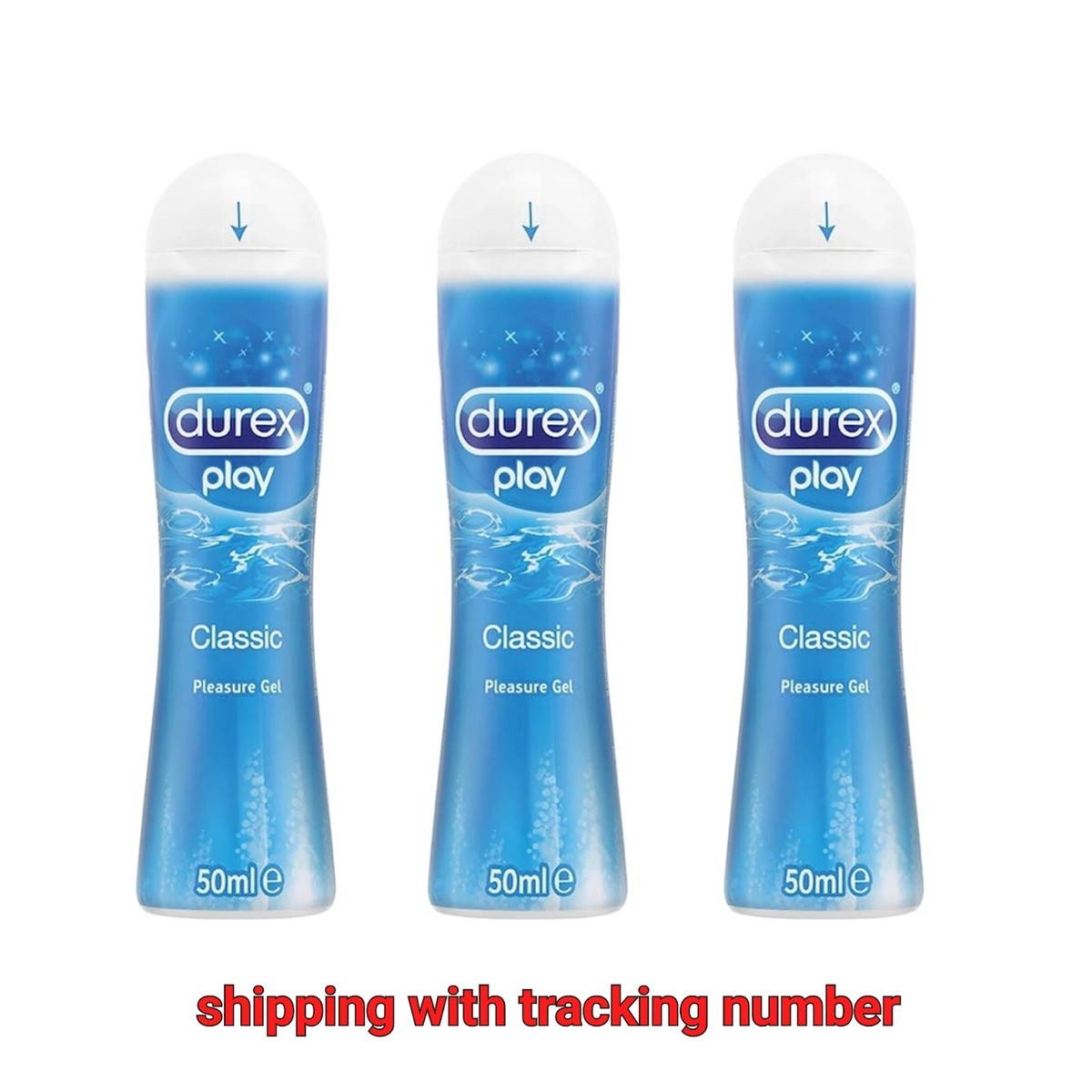 3 x Durex Play Gel Personal Lubricant Lube Sexual Classic Pleasure Water  50ml x3