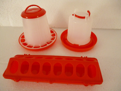 Futterautomat 1,5kg, Geflügeltränke 1l,  Bruteier, Geflügel,Tränke,Futterspender