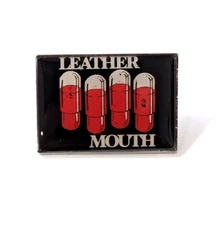 LeAthermøuth Logo Leathermouth XO Pills American Punk Band Frank Lero Enamel Pin