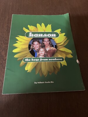 HANSON  The Boys From Nowhere  large paperback book Pop Culture 1997 Ozone