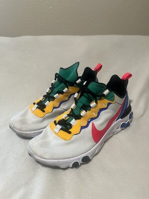 Nike Sneaker Nike React Element 55 Vert Bleu Clearance Nike React