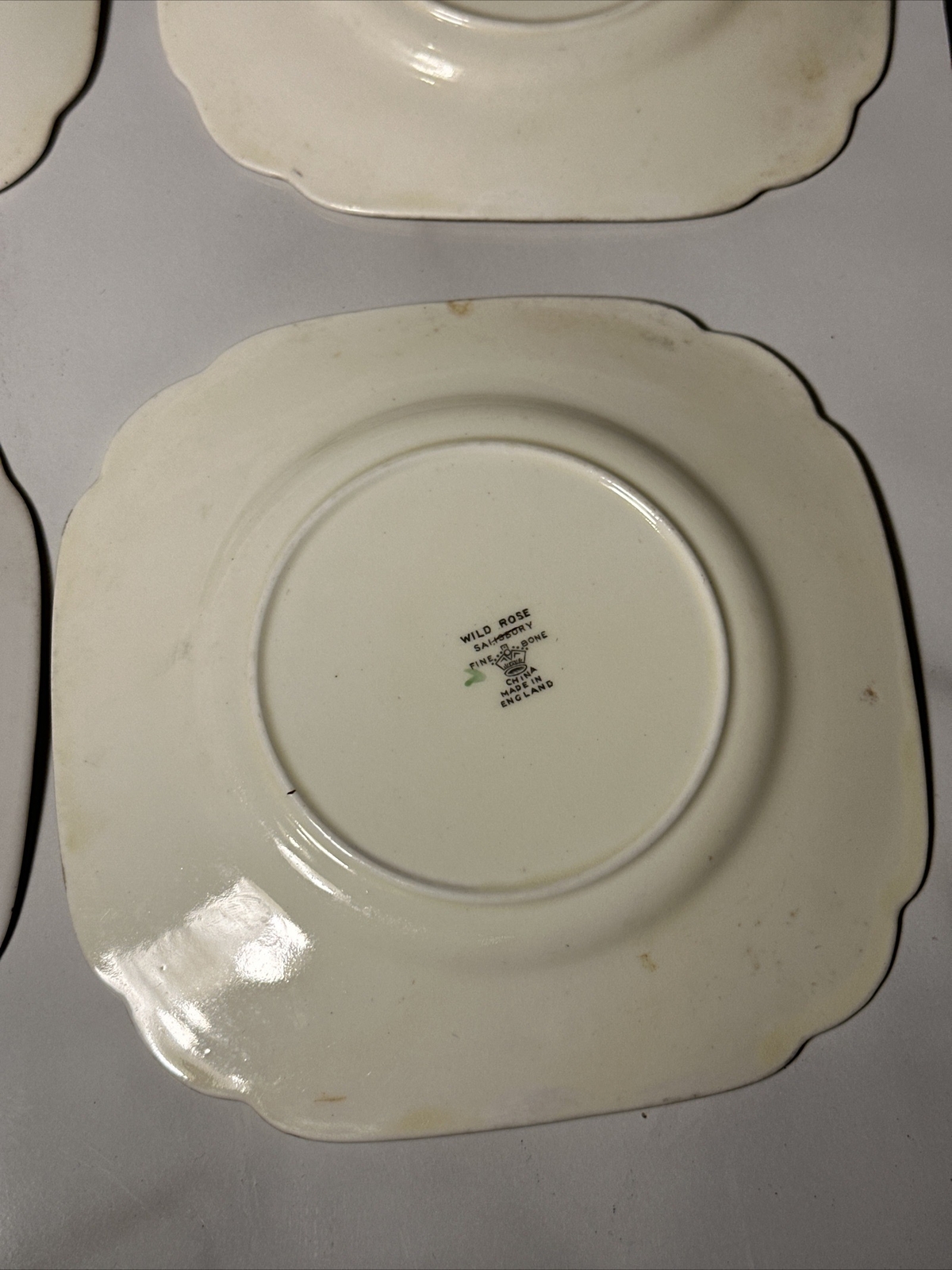 Wild rose Salisbury Fine, bone China cake plates eBay